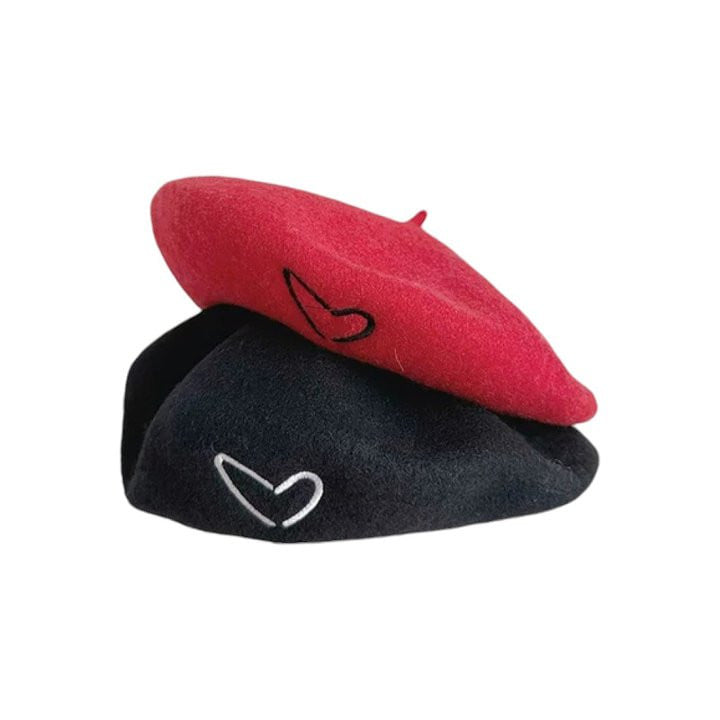 Dudie - Korean Children Fashion - #discoveringself - Heart Beret - 12