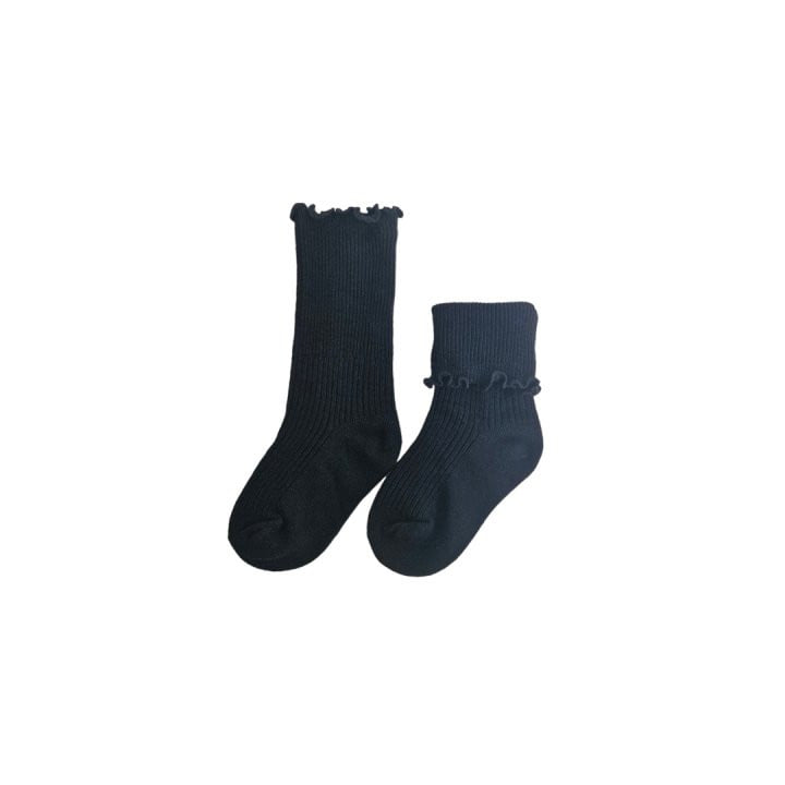 Dudie - Korean Children Fashion - #discoveringself - Basic Shirring Socks - 9