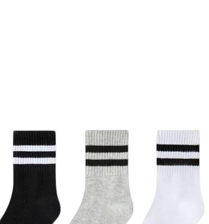 Dudie - Korean Children Fashion - #discoveringself - Sports Two Lines Socks - 5