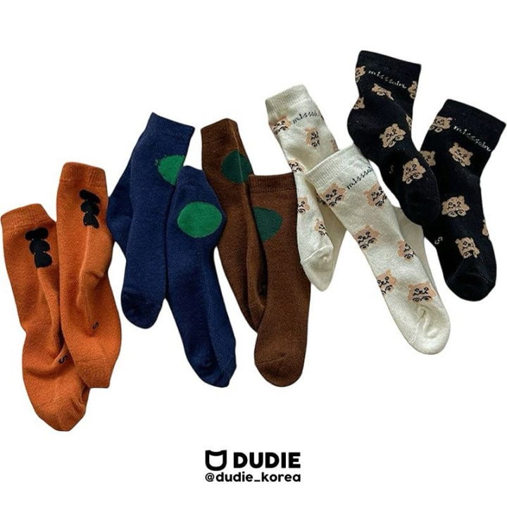 Dudie - Korean Children Fashion - #fashionkids - Misain Socks - 2