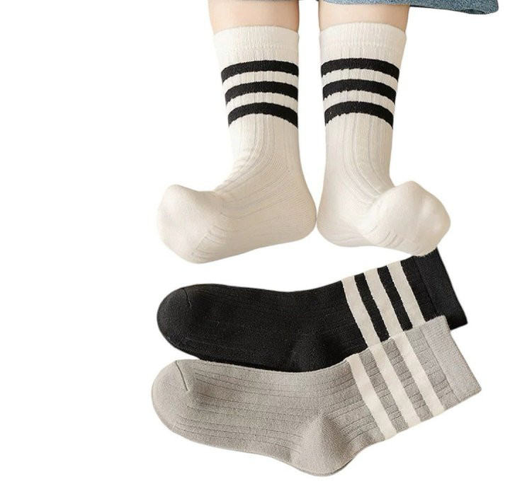 Dudie - Korean Children Fashion - #fashionkids - Stripe Socks - 8