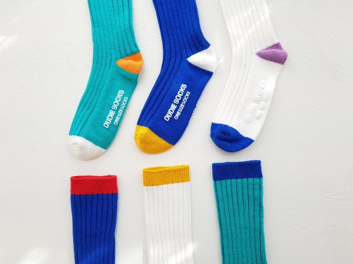 Dudie - Korean Children Fashion - #discoveringself - Spring Socks - 4