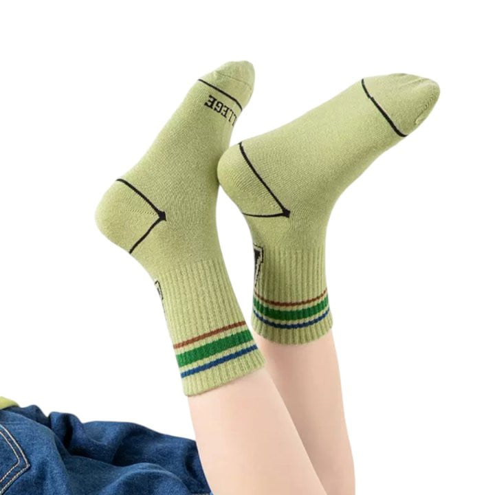 Dudie - Korean Children Fashion - #fashionkids - Alphabet Socks - 8