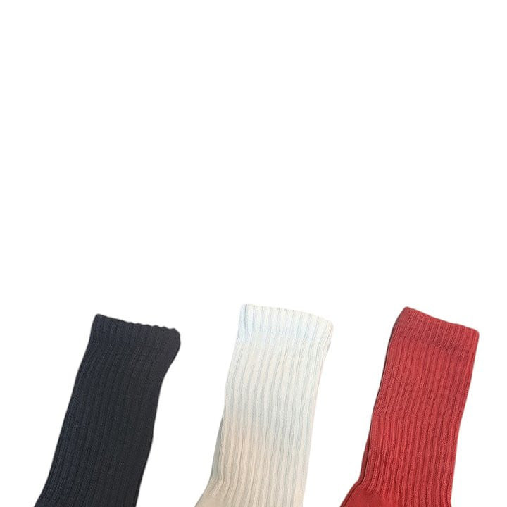 Dudie - Korean Children Fashion - #fashionkids - Cello Rib Socks - 12