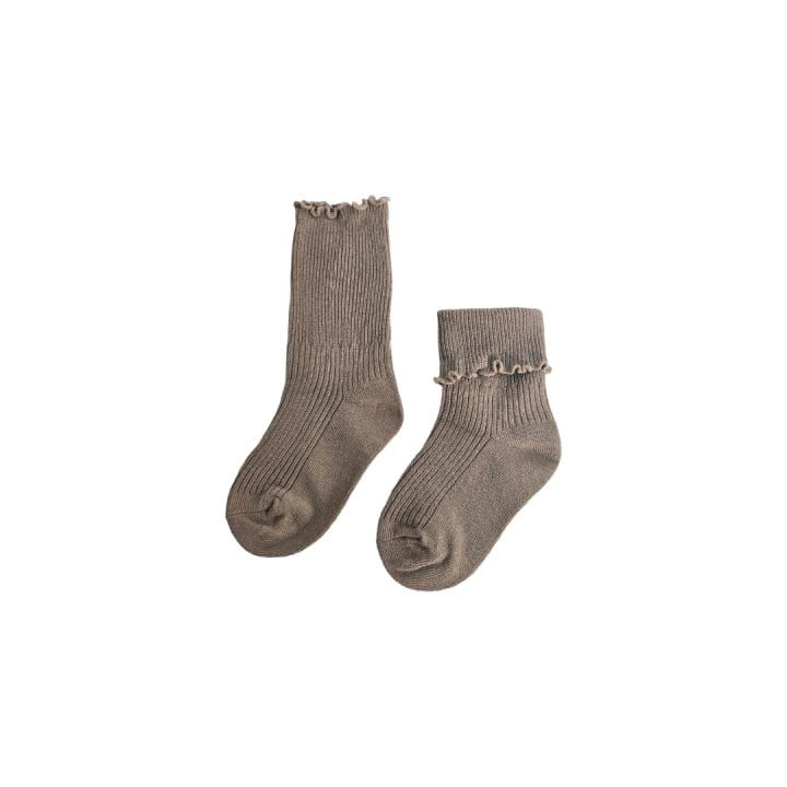 Dudie - Korean Children Fashion - #fashionkids - Basic Shirring Socks - 10