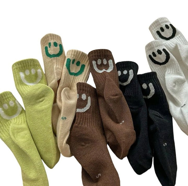 Dudie - Korean Children Fashion - #kidsshorts - Big Mouth Socks - 6