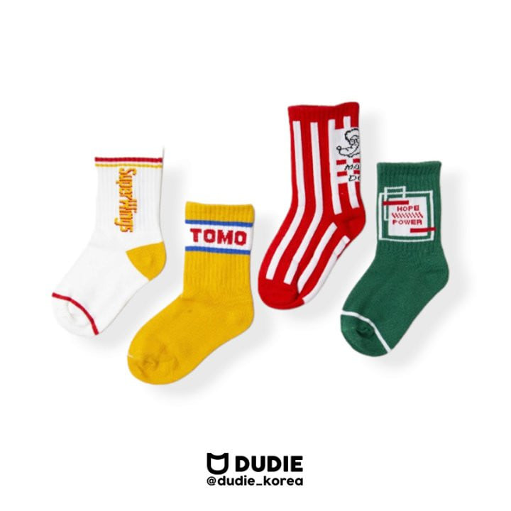 Dudie - Korean Children Fashion - #kidsshorts - Tomo Socks - 2