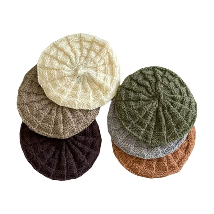 Dudie - Korean Children Fashion - #kidsstore - Knit Beret - 11