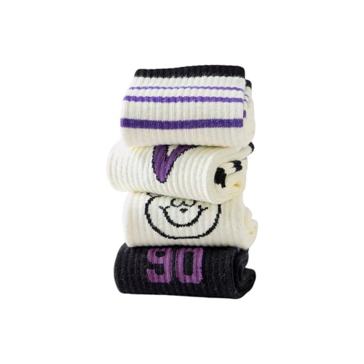 Dudie - Korean Children Fashion - #kidsstore - Bear V Socks - 2