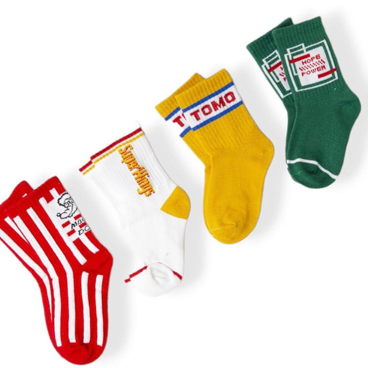 Dudie - Korean Children Fashion - #kidsstore - Tomo Socks - 4