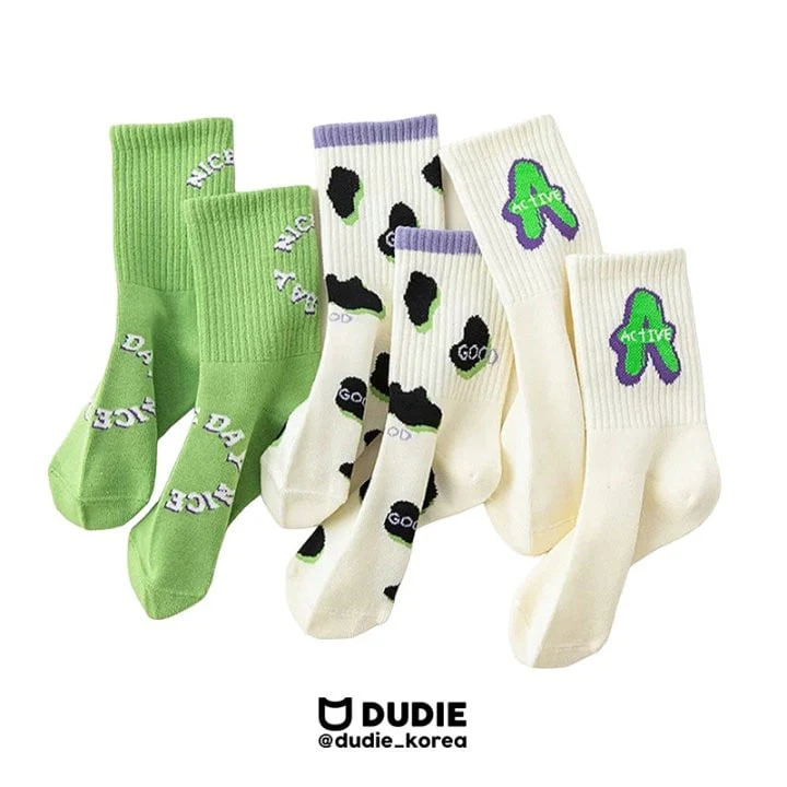 Dudie - Korean Children Fashion - #kidzfashiontrend - Active Socks