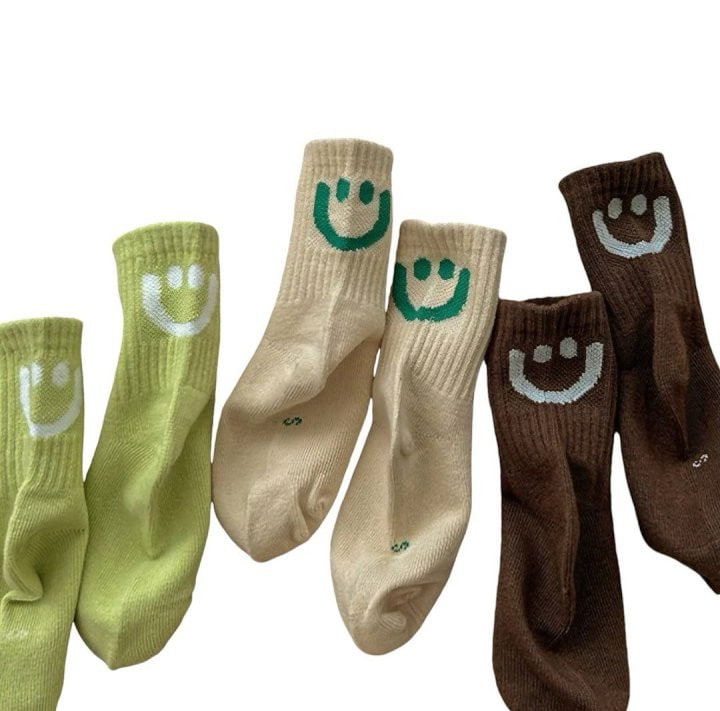 Dudie - Korean Children Fashion - #littlefashionista - Big Mouth Socks - 10