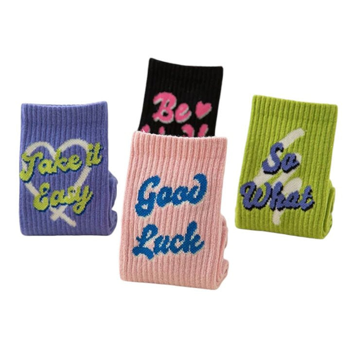 Dudie - Korean Children Fashion - #Kfashion4kids - Back Kain Socks - 4