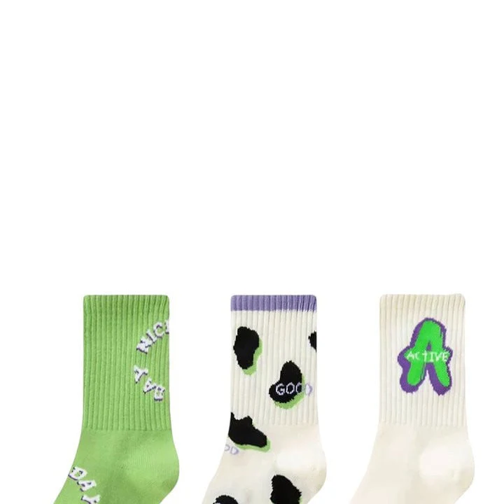 Dudie - Korean Children Fashion - #littlefashionista - Active Socks - 3