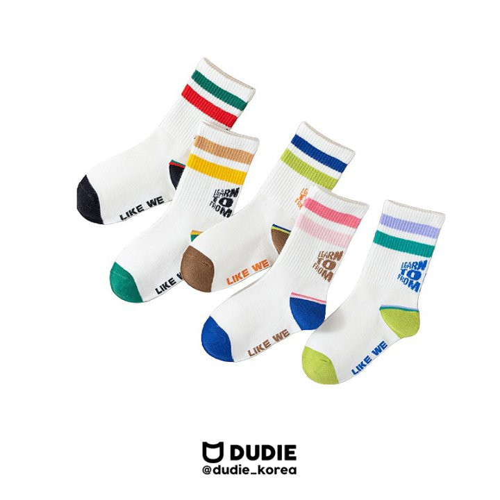 Dudie - Korean Children Fashion - #magicofchildhood - Dungari Socks 