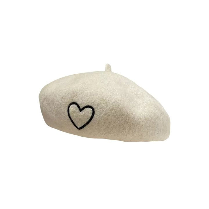 Dudie - Korean Children Fashion - #magicofchildhood - Heart Beret - 5