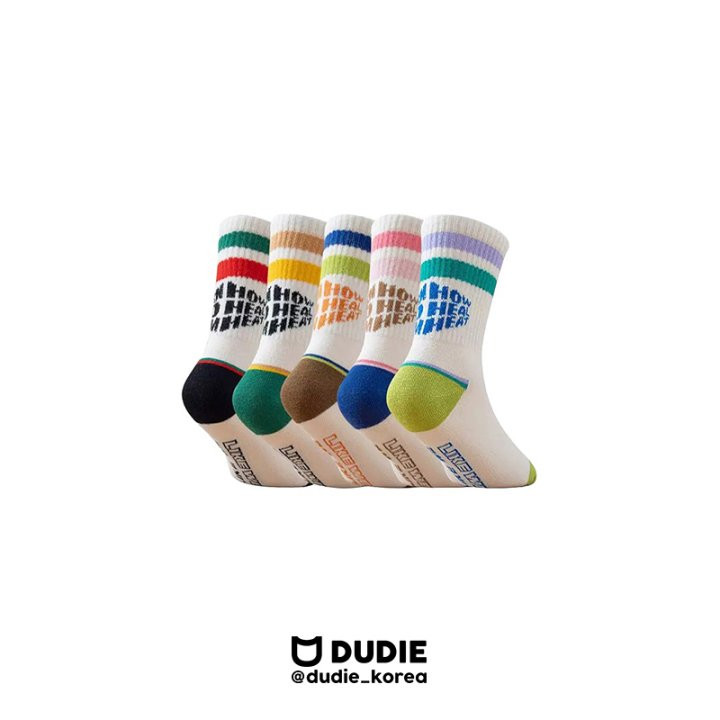 Dudie - Korean Children Fashion - #minifashionista - Dungari Socks  - 2