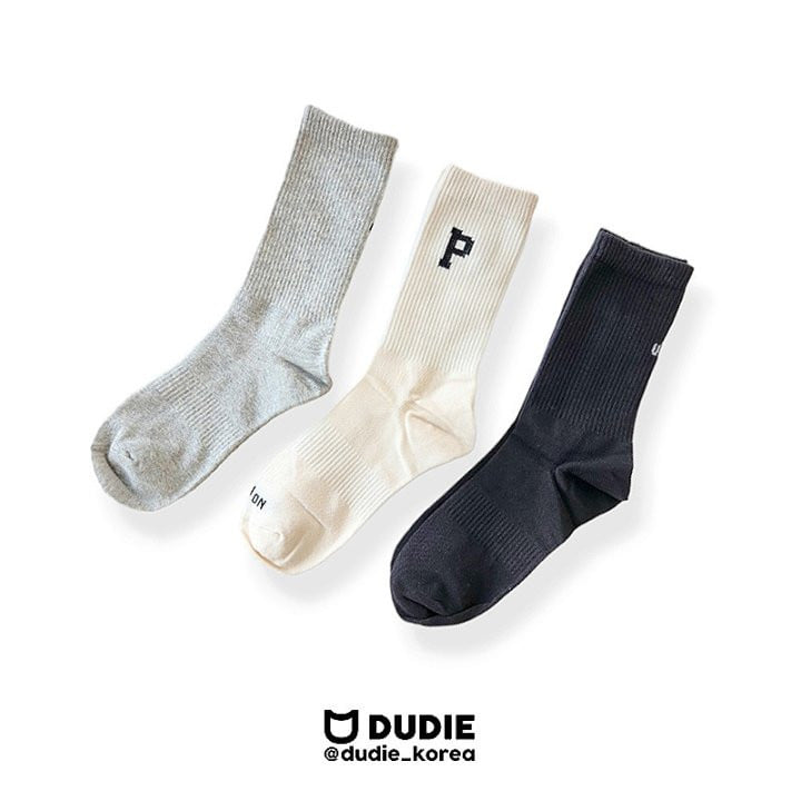 Dudie - Korean Children Fashion - #minifashionista - P Socks - 2