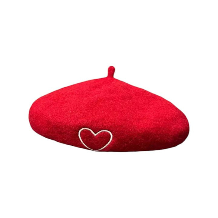 Dudie - Korean Children Fashion - #minifashionista - Heart Beret - 6