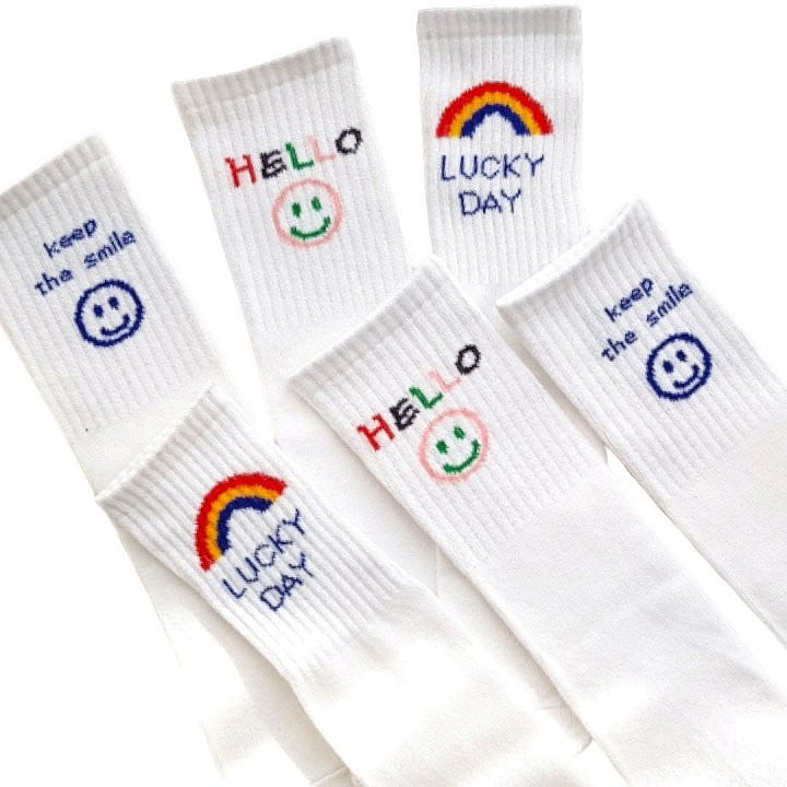 Dudie - Korean Children Fashion - #prettylittlegirls - Luck Day Socks - 6