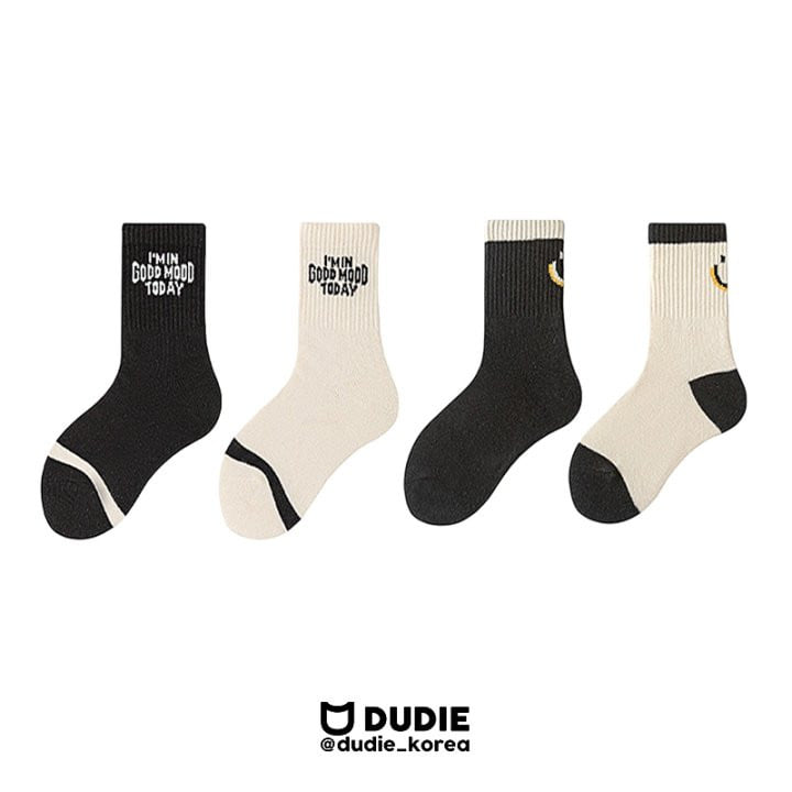 Dudie - Korean Children Fashion - #prettylittlegirls - Good Mood Socks