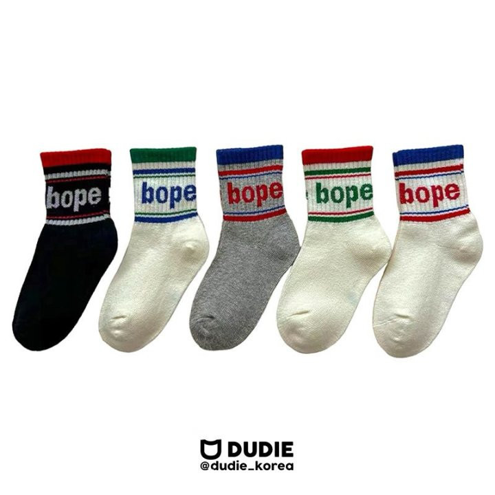 Dudie - Korean Children Fashion - #stylishchildhood - Bope Socks