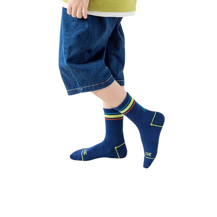 Dudie - Korean Children Fashion - #stylishchildhood - Alphabet Socks - 3