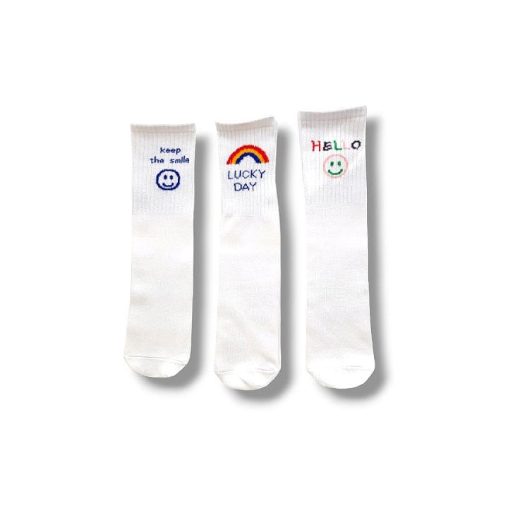 Dudie - Korean Children Fashion - #stylishchildhood - Luck Day Socks - 9