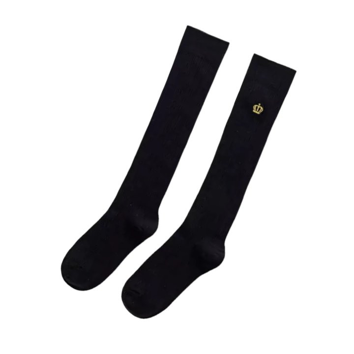 Dudie - Korean Children Fashion - #todddlerfashion - Crown Long Socks - 5