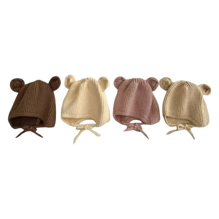 Dudie - Korean Children Fashion - #todddlerfashion - Bear Beanie - 2