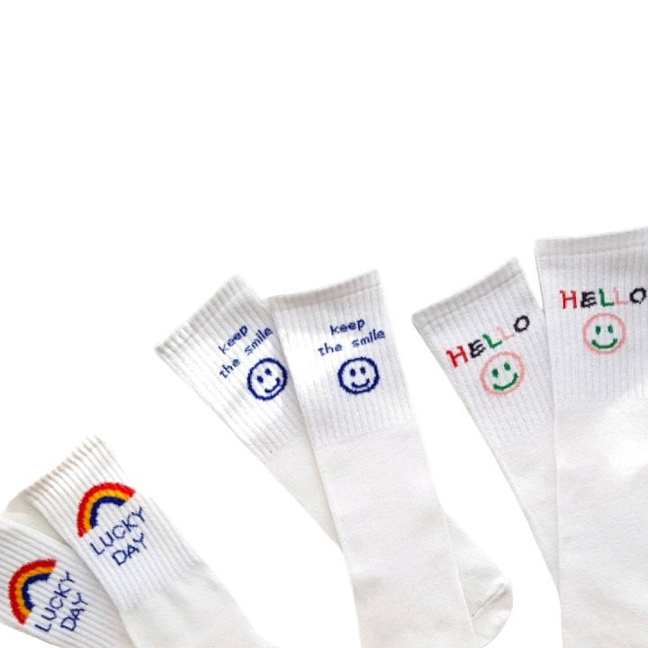 Dudie - Korean Children Fashion - #toddlerclothing - Luck Day Socks - 8