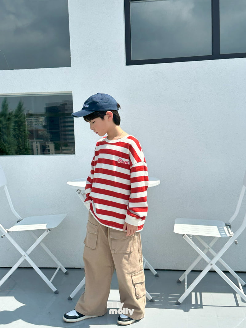 Ellymolly - Korean Children Fashion - #Kfashion4kids - Sweet Stripe Tee - 10