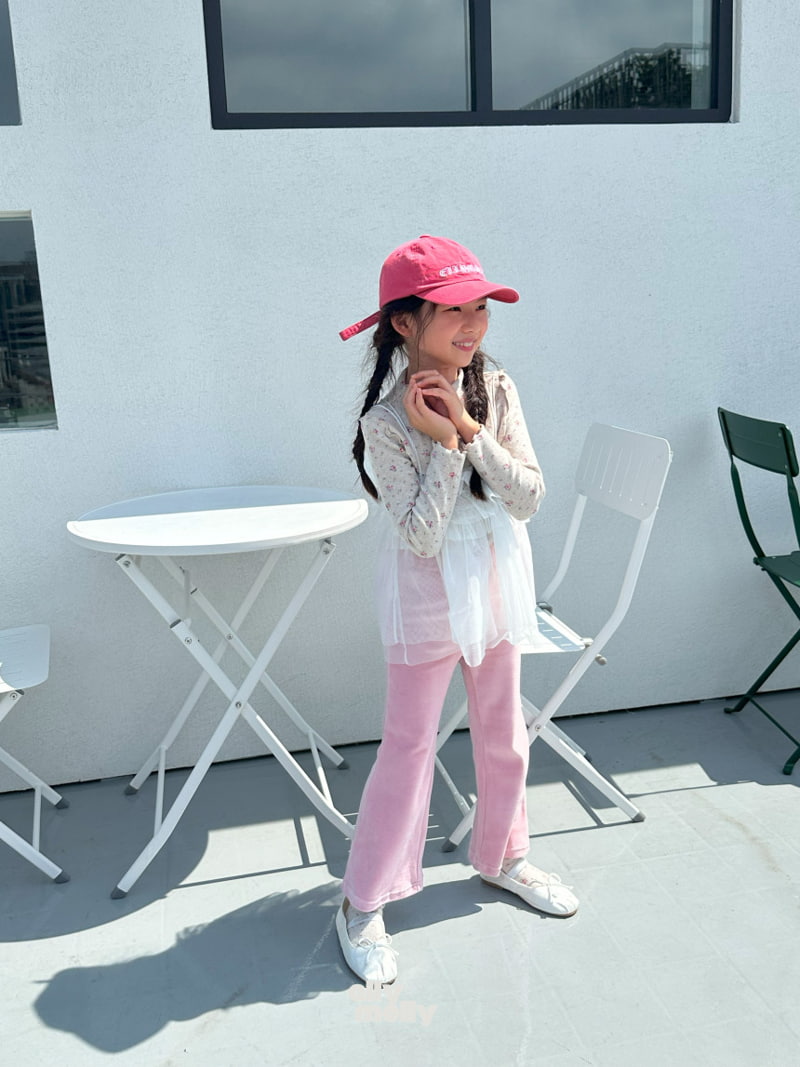 Ellymolly - Korean Children Fashion - #Kfashion4kids - Veloure Bootscut Pants - 6