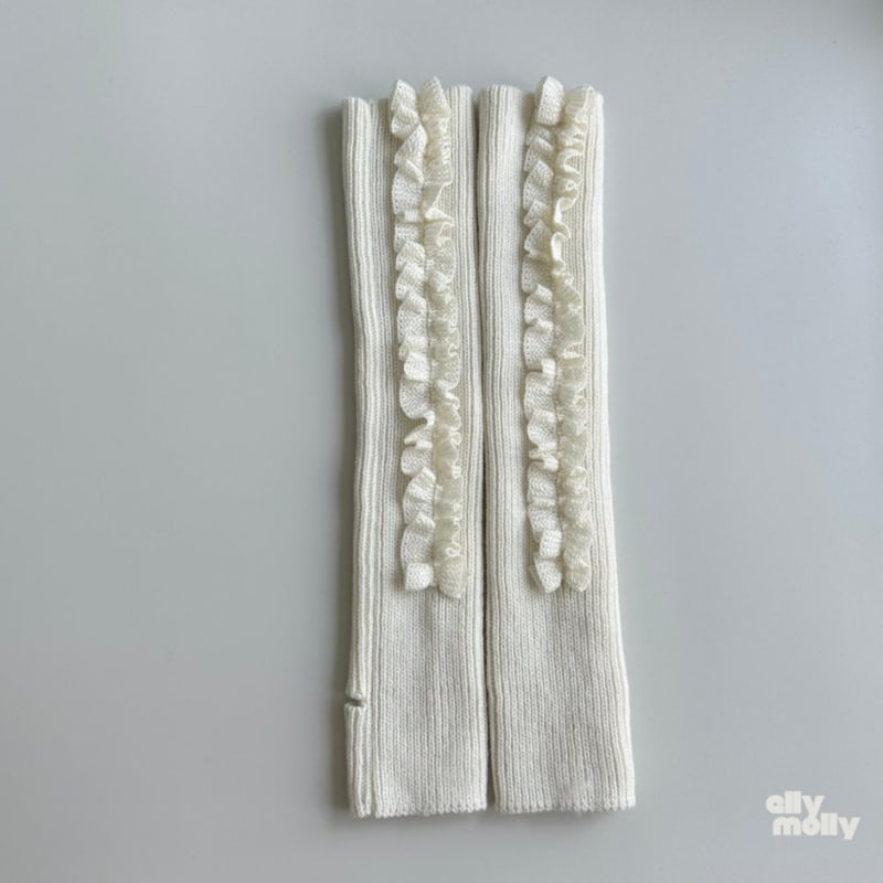 Ellymolly - Korean Children Fashion - #Kfashion4kids - Elly Frill Knit Warmer - 6