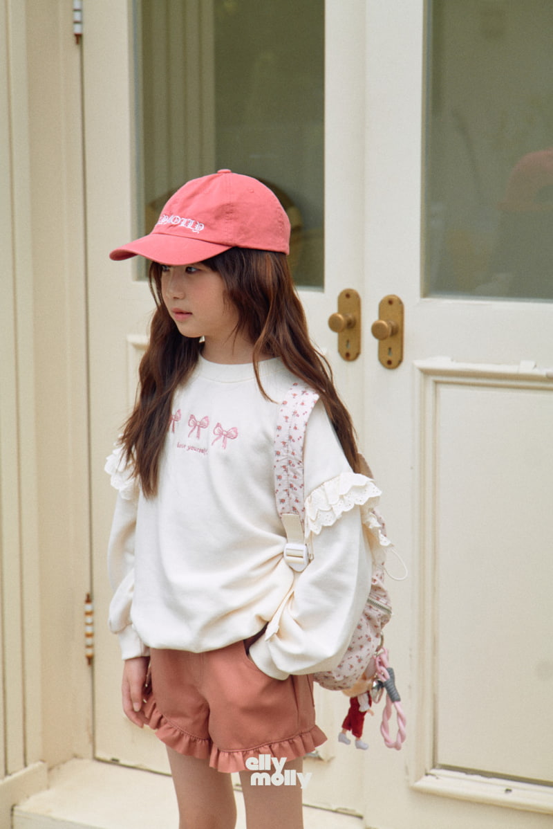 Ellymolly - Korean Children Fashion - #childofig - Coco Frill Leather Shorts - 7