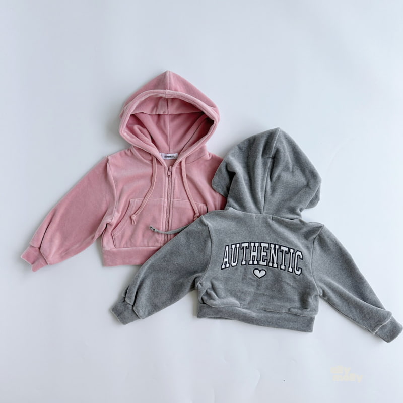 Ellymolly - Korean Children Fashion - #childrensboutique - Essentic Hood Zip-up