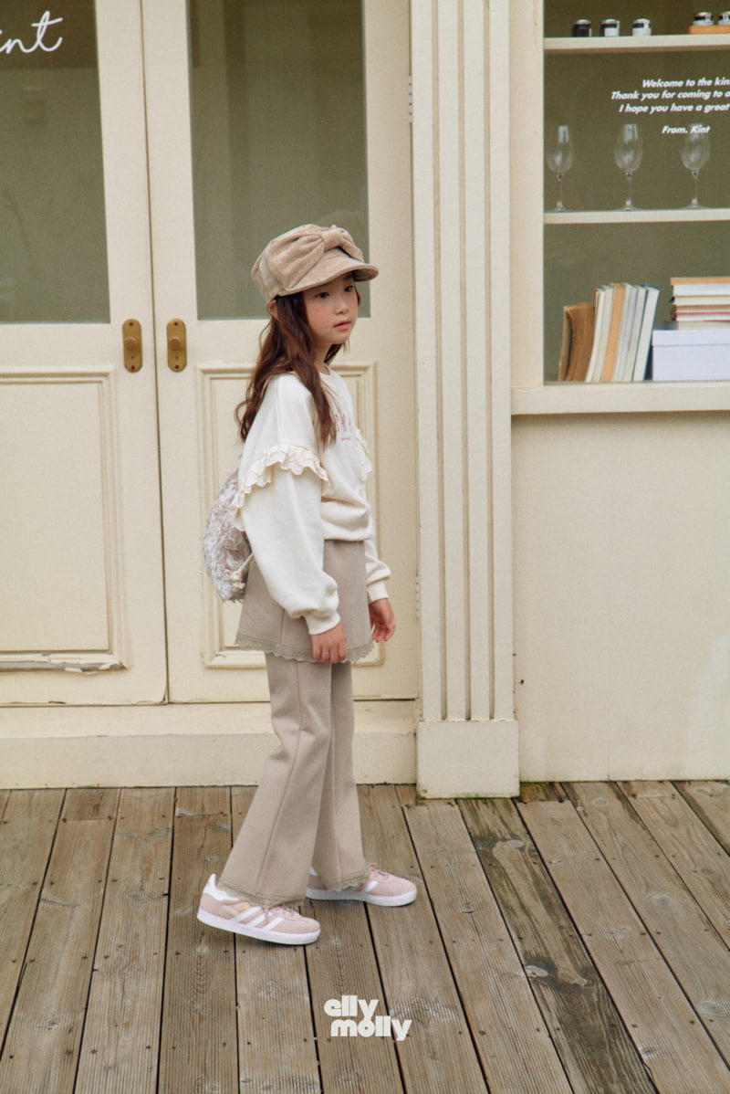 Ellymolly - Korean Children Fashion - #designkidswear - Laurant Wrap Bootscut Pants - 12