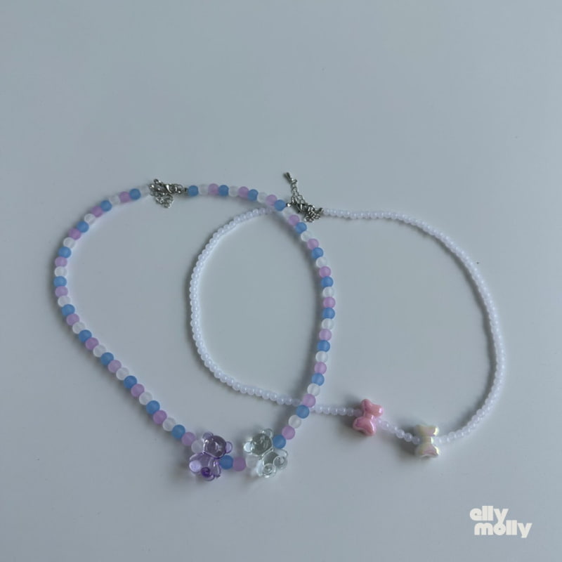 Ellymolly - Korean Children Fashion - #designkidswear - Shiny Beas Necklace