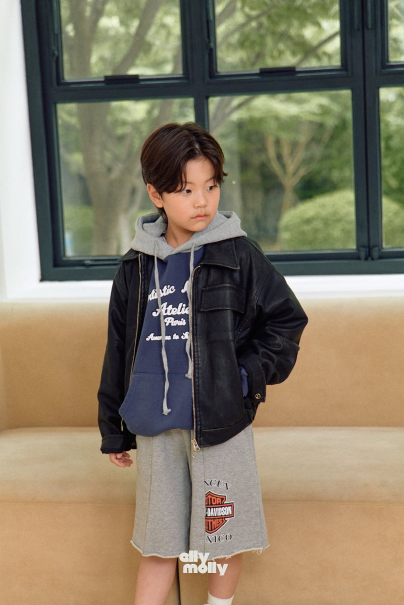 Ellymolly - Korean Children Fashion - #discoveringself - Artistic Hoodie Top - 4