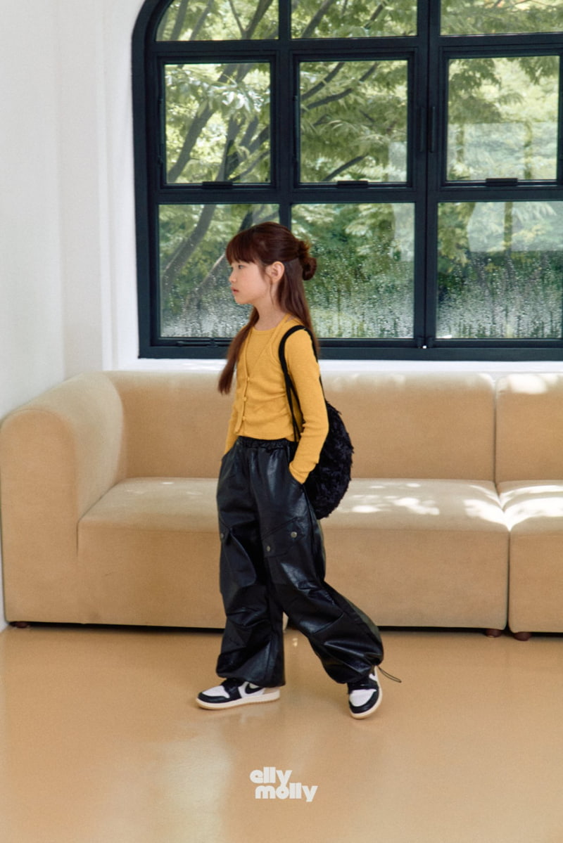 Ellymolly - Korean Children Fashion - #fashionkids - Mess String Pants - 8