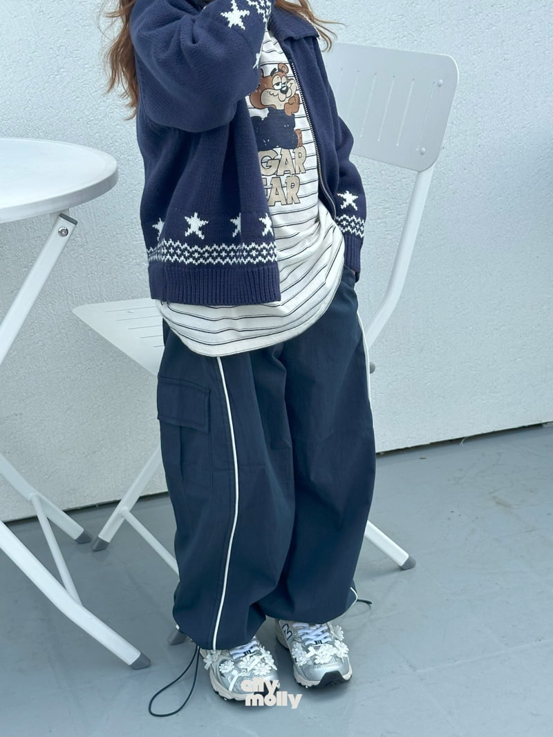 Ellymolly - Korean Children Fashion - #kidsshorts - Opening Cargo Pants - 11