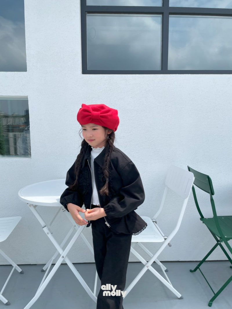 Ellymolly - Korean Children Fashion - #kidsshorts - Ribbon Beret - 8