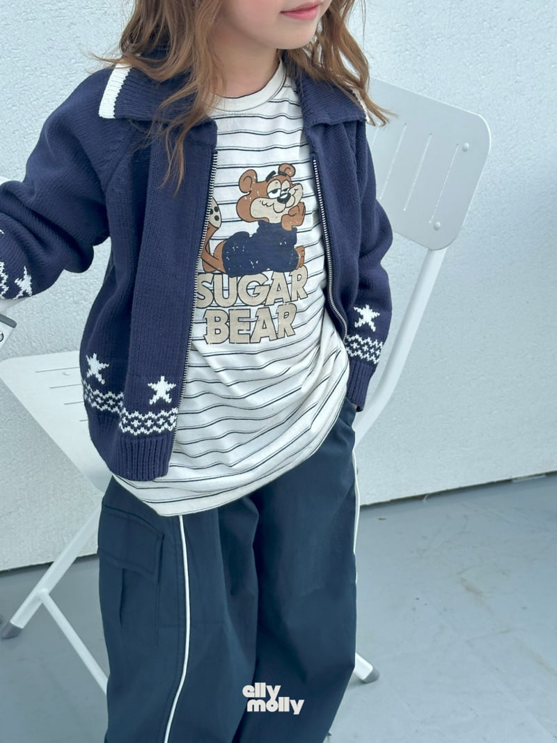 Ellymolly - Korean Children Fashion - #kidsshorts - Sugar Bear Tee - 2