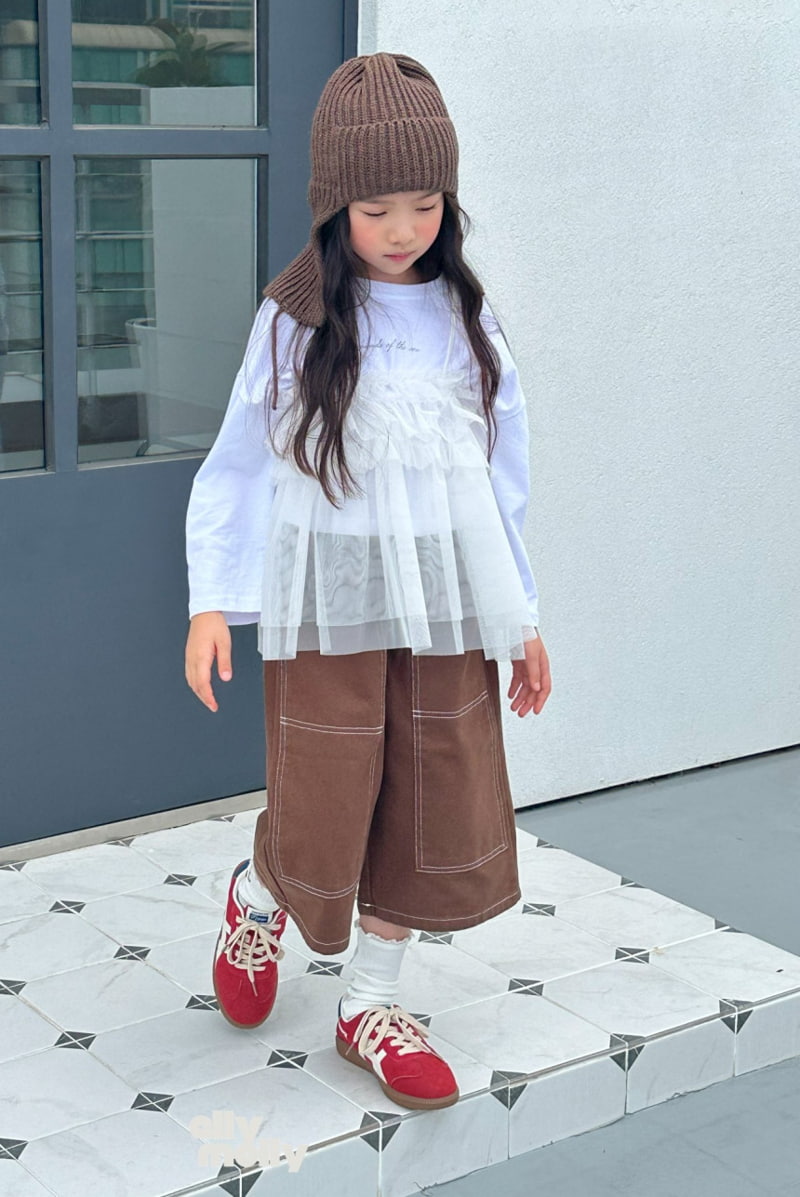 Ellymolly - Korean Children Fashion - #kidzfashiontrend - Track Long Burmuda Pants - 3