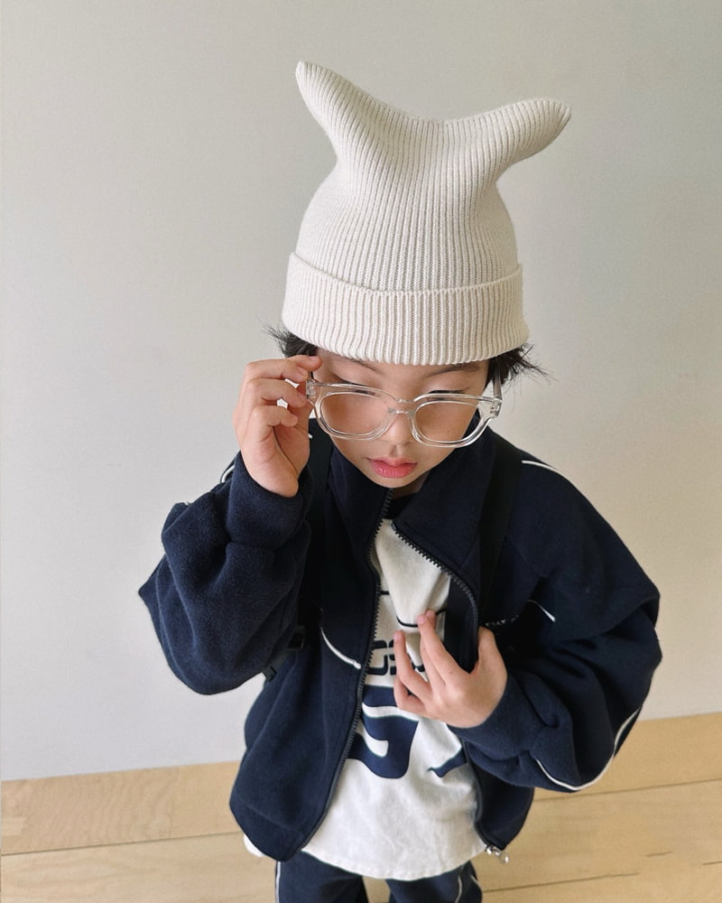 Ellymolly - Korean Children Fashion - #kidzfashiontrend - Knit Square Beanie - 8