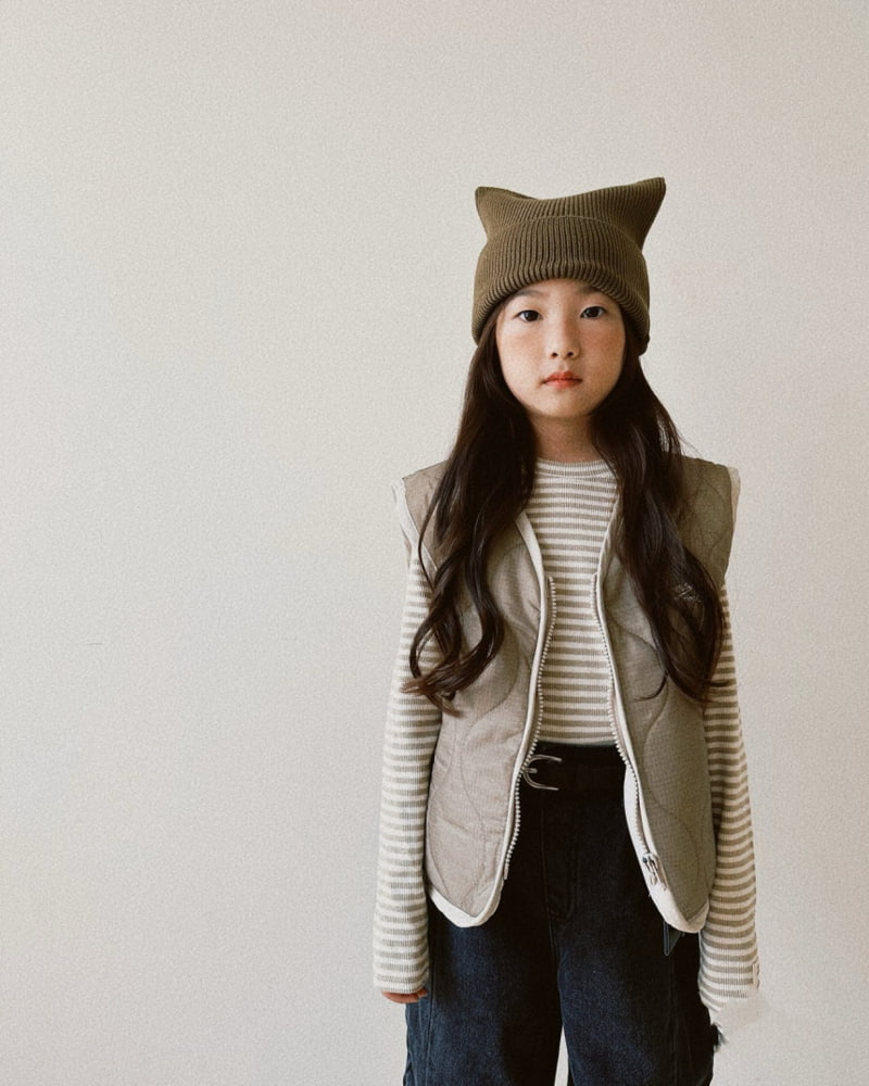 Ellymolly - Korean Children Fashion - #littlefashionista - Knit Square Beanie - 10