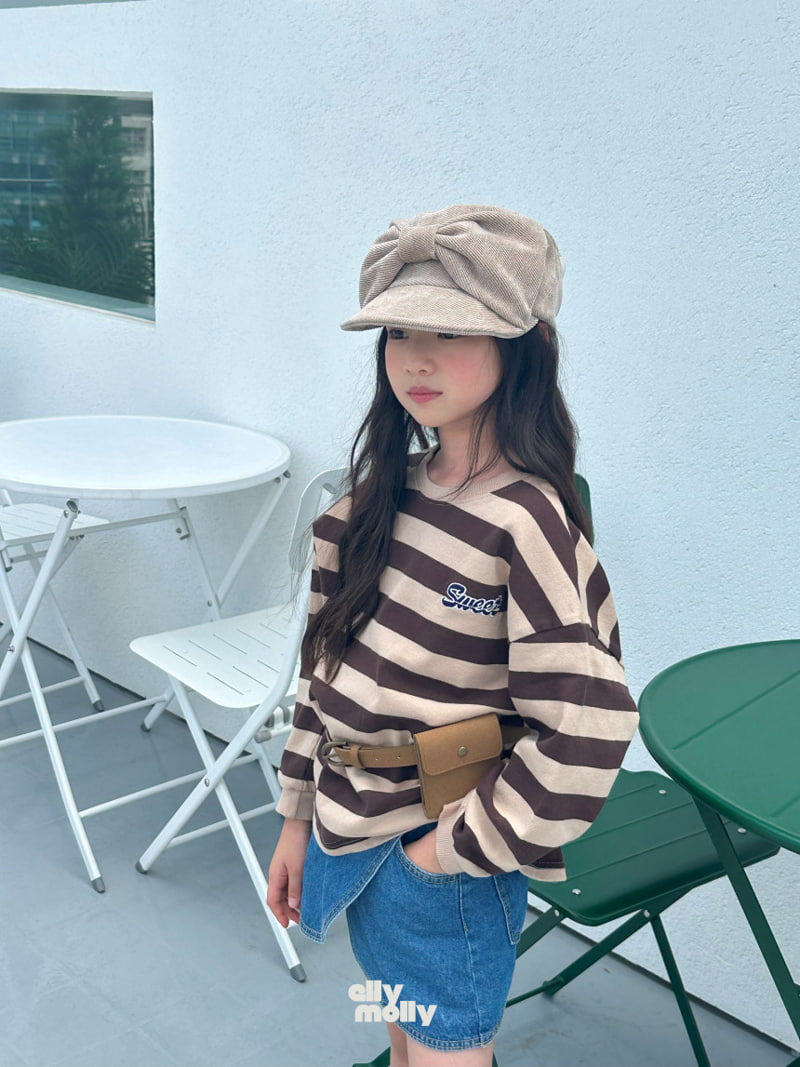 Ellymolly - Korean Children Fashion - #magicofchildhood - Sweet Stripe Tee - 12