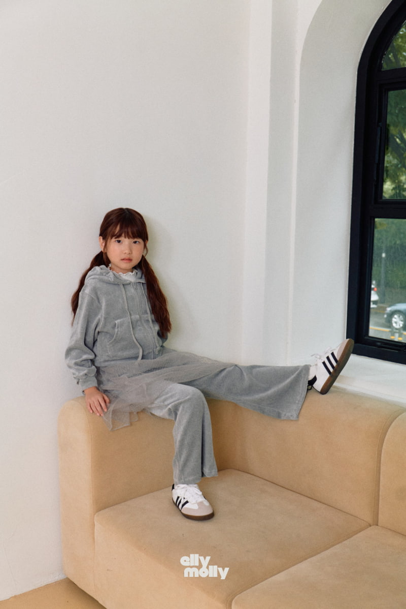 Ellymolly - Korean Children Fashion - #magicofchildhood - Veloure Bootscut Pants - 8