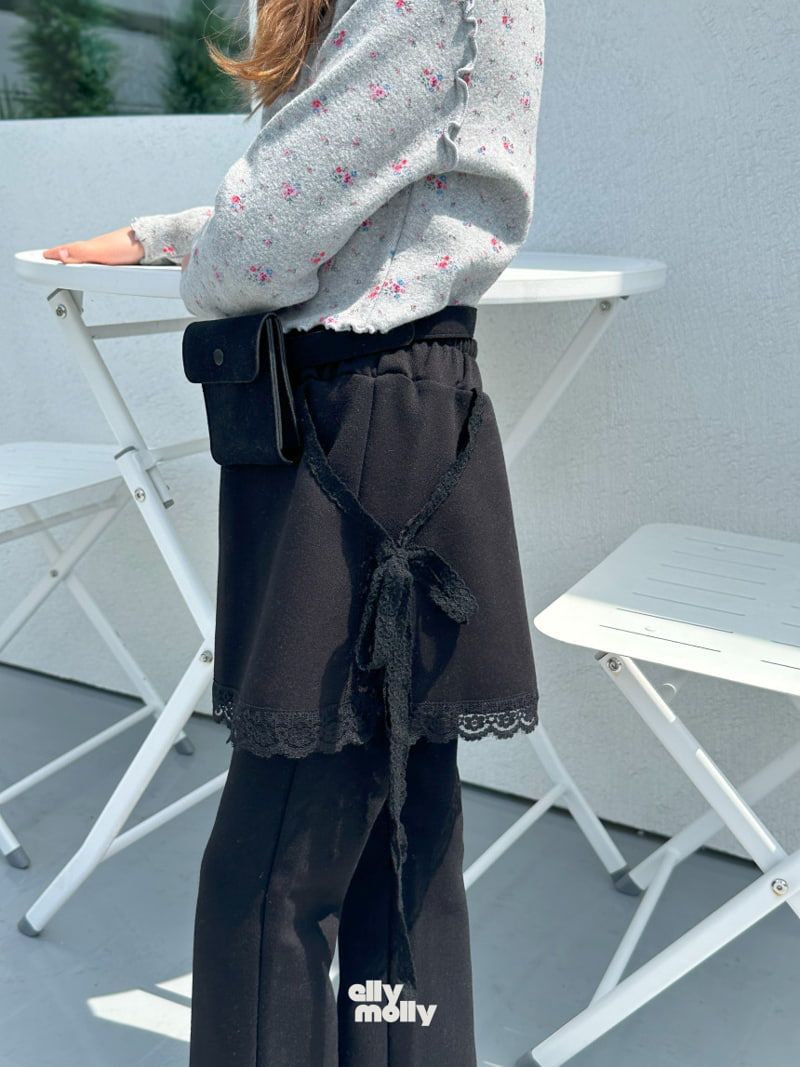 Ellymolly - Korean Children Fashion - #magicofchildhood - Laurant Wrap Bootscut Pants - 6