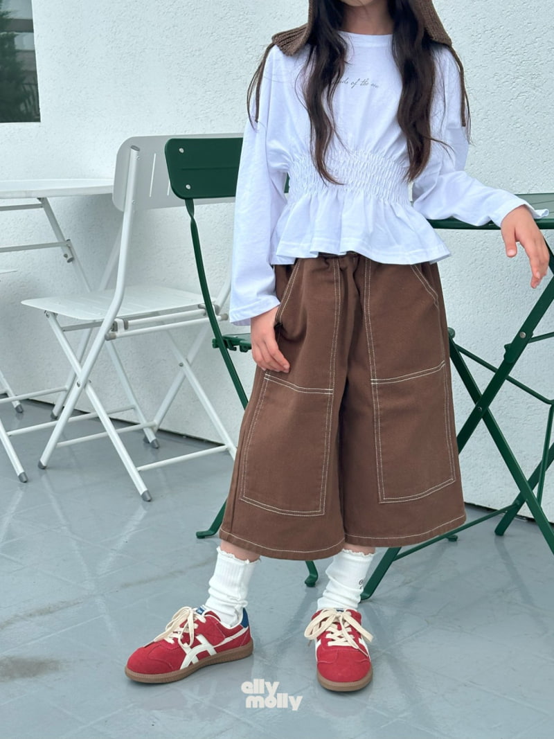 Ellymolly - Korean Children Fashion - #prettylittlegirls - Track Long Burmuda Pants - 8